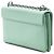 Prada Verde Saffiano Lux Catena Blocco Flap - vista 2