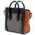 Luggage Céline Celine Brown Nano Tricolor Borsa da Viaggio in Pelle Marrone Taupe - vista 2