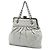 Bolsa de mão estruturada em couro de bezerro iridescente cinza Chanel Marrom - vista 2