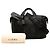 Borsa Anagram in nubuck nero LOEWE - vista 8