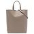 Céline Borsa cabas verticale piccola in vitello granato marrone Celine Taupe