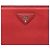 Clutch Prada Vermelho Vitello Daino - vista 6