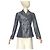 Blazer de seda con estampado de leopardo de doble botonadura Christian Dior Gris
