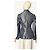 Blazer de seda con estampado de leopardo de doble botonadura Christian Dior Gris - vista 3