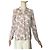 Autre Marque Blusa de seda estampada Hammerle Rosa Blanco