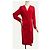 Vestido de jersey drapeado rojo Michael Kors Roja - vista 2