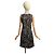 Vestido sin mangas con estampado de leopardo Tory Burch Castaño Negro Blanco