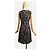 Vestido sin mangas con estampado de leopardo Tory Burch Castaño Negro Blanco - vista 3