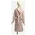 Abrigo beige de mezcla de lana de doble botonadura Pinko Rosa - vista 2