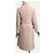 Abrigo beige de mezcla de lana de doble botonadura Pinko Rosa - vista 3