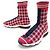 FENDI SOCK SNEAKERS TARTAN ROT 38 SOCKENSCHUHE