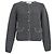 Ba&Sh Harry Pocket Knopf-Down Cardigan aus grauer Wolle