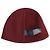 Beanie doppio Louis Vuitton in cashmere bordeaux Rosso Bordò - vista 5