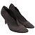 Zapatos de tacón de punta en ante gris con acento elástico de Manolo Blahnik - vista 3