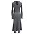 Vestido Midi Evan en Cachemira Gris de Reformation - vista 3
