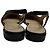 Stuart Weitzman Sleek Slingback Ballerinas in Black Leather - view 3