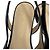 Stuart Weitzman Sleek Slingback Ballerinas in Black Leather - view 6