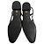 Stuart Weitzman Sleek Slingback Ballerinas in Black Leather - view 8