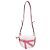 Borsa a Spalla Dual Small Gate in Pelle di Vitello Bianca e Rosa Loewe Marrone Rosso
