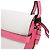 Borsa a Spalla Dual Small Gate in Pelle di Vitello Bianca e Rosa Loewe Marrone Rosso - vista 12