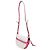 Borsa a Spalla Dual Small Gate in Pelle di Vitello Bianca e Rosa Loewe Marrone Rosso - vista 3