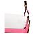Borsa a Spalla Dual Small Gate in Pelle di Vitello Bianca e Rosa Loewe Marrone Rosso - vista 9