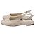 Aeyde Dani Slingback Ballet Flats in White Nappa Leather - view 4