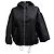 Giacca con cappuccio zip Prada in poliamide nera Nero