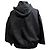 Giacca con cappuccio zip Prada in poliamide nera Nero - vista 3