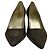 Décolleté Punta Power 50 di Stuart Weitzman in Glitter Dorato D'oro Metallico - vista 6