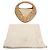 Ulla Johnson Seashell Basket Handtasche aus beigem Rattan - Ansicht 9