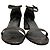 Stuart Weitzman MetallicSimple Chorus Ankle Strap Sandals in Silver Leather   Golden - view 2