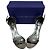 Stuart Weitzman MetallicSimple Chorus Ankle Strap Sandals in Silver Leather   Golden - view 9