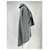 Totême Grau gerippter Pullover mit Schal  - Ansicht 3