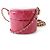 Chanel Lack Kosmetiktasche Umhängetasche Rot - Ansicht 4