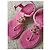 Chanel Pink Tweed Leder CC Perlenabsatzsandalen EU36.5 - Ansicht 2