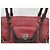 Salvatore Ferragamo Borsa Tote Decorativa Gancini Rosso - vista 3