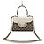 Gucci Mini-Top-Handle-Umhängetasche Horsebit Silber