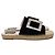 Roger Vivier Sandalias de esparto con hebilla de cristal