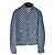 Gucci Denim-Jacquard-Jacke Blau