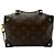 Louis Vuitton Borsa a tracolla Petit Mal in suede Monogram Nero - vista 4