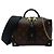 Louis Vuitton Borsa a tracolla Petit Mal in suede Monogram Nero - vista 9