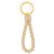 Bottega Veneta Intrecciato Leather Keyring Orange