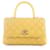 Chanel Borsa Tote Caviar Coco Handle Borsa a Spalla D'oro
