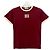 Miu Miu Gerades T-Shirt mit Logo Amaranth Weiß