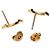 Tiffany & Co Orecchini T-Smile in oro giallo - vista 4