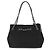 Chanel Borsa a spalla in tela Chevron con catena Nero - vista 3