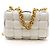 Cassette Bottega Veneta Bolsa de ombro de corrente acolchoada Branco - vista 4