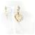 Chanel Orecchini Heart CC Multicolore  - vista 2
