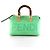 Fendi Borsa a tracolla Boston By The Way Verde
